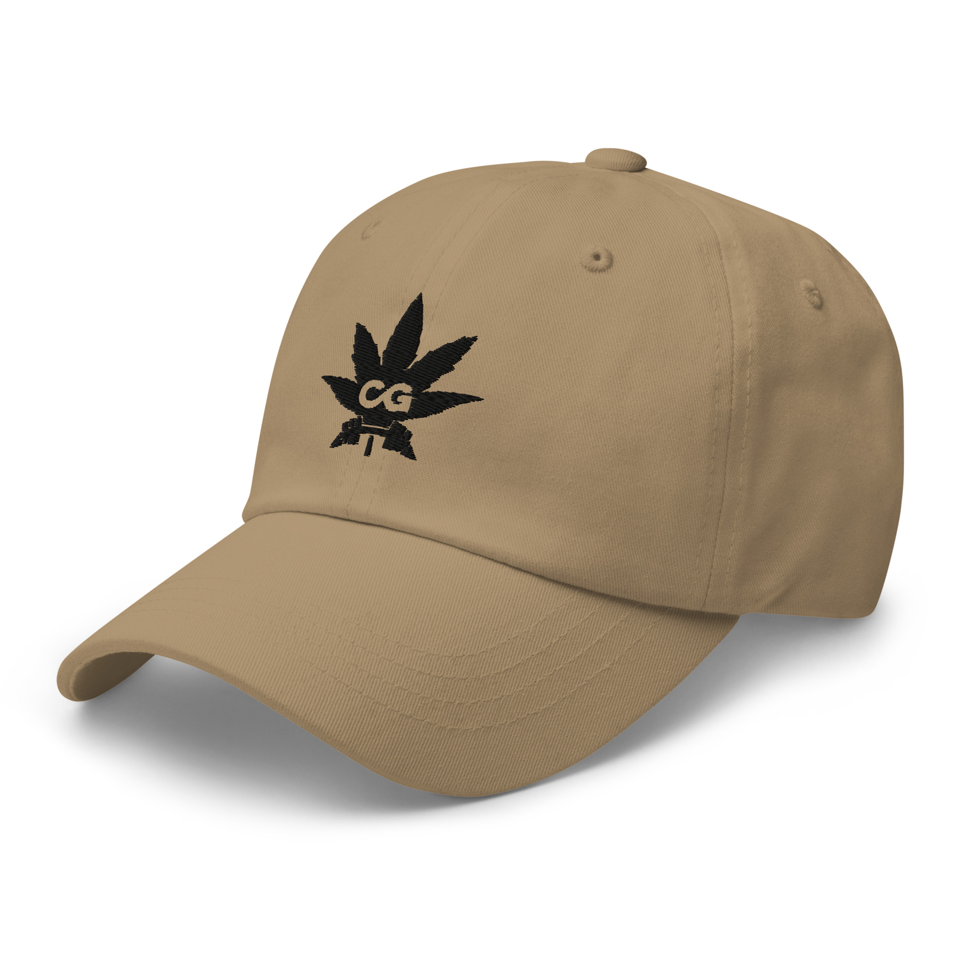 classic dad hat khaki left front 65b836b7c0331