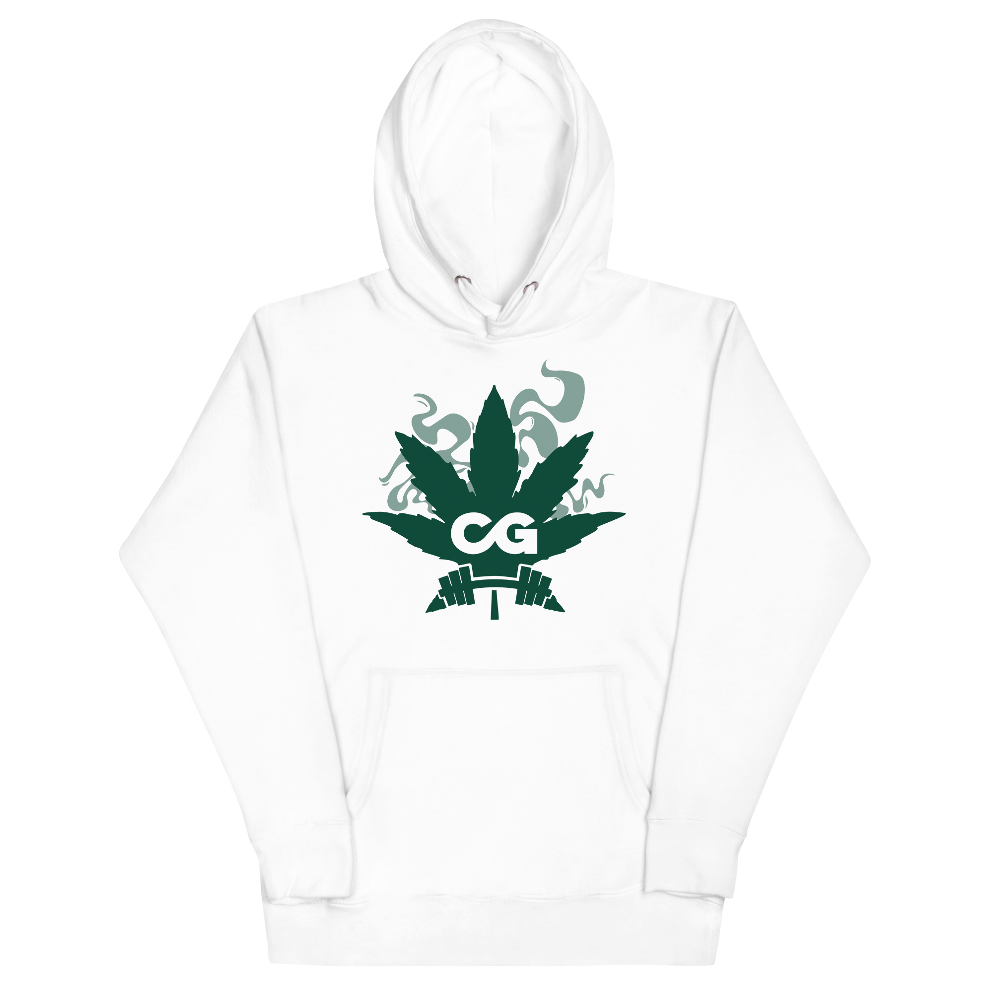 unisex premium hoodie white front 65b858d8721ea